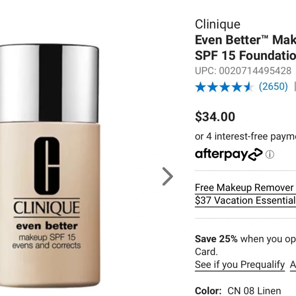 Amazing makeup by Clinique